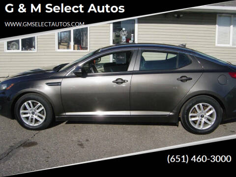 2011 Kia Optima for sale at G & M Select Autos in Farmington MN