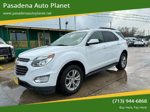 2016 Chevrolet Equinox for sale at Pasadena Auto Planet in Houston TX