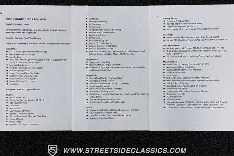 1989 Pontiac Firebird