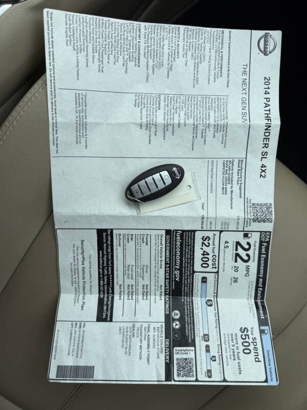 2014 Nissan Pathfinder Platinum