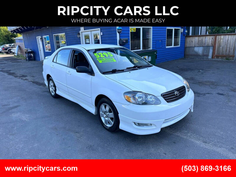 2007 Toyota Corolla for sale at RIPCITY CARS LLC in Portland OR