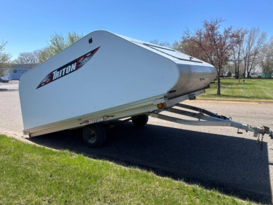 2012 Triton Trailers 2-sled aluminum snowmobile trailer for sale at Sales Ramp LLC in Elk River, MN