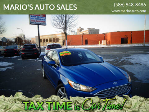2018 Ford Fusion for sale at MARIO'S AUTO SALES in Mount Clemens MI