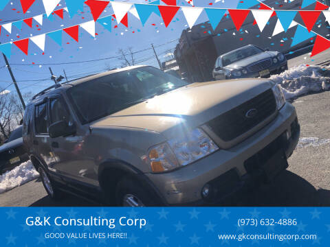 2003 Ford Explorer for sale at G&K Consulting Corp in Fair Lawn NJ