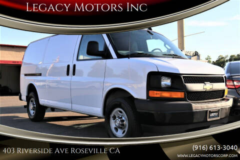 2017 Chevrolet Express for sale at Legacy Motors Inc in Roseville CA