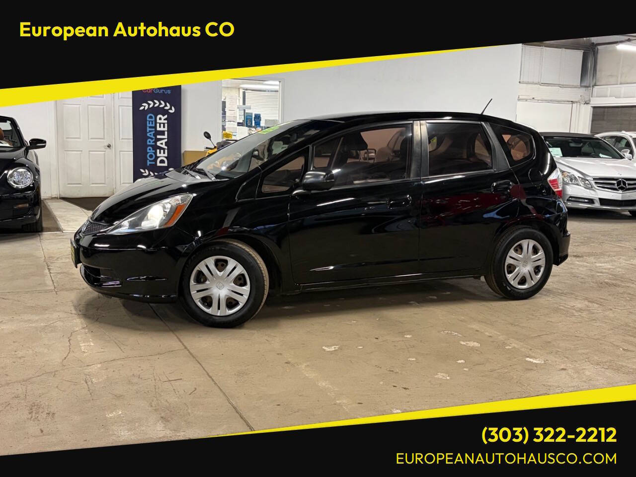 Black 2009 Honda Fit Base Base 4dr Hatchback 5A 1