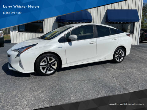 2017 Toyota Prius for sale at Larry Whicker Motors in Kernersville NC