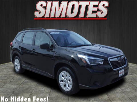 2021 Subaru Forester for sale at SIMOTES MOTORS in Minooka IL