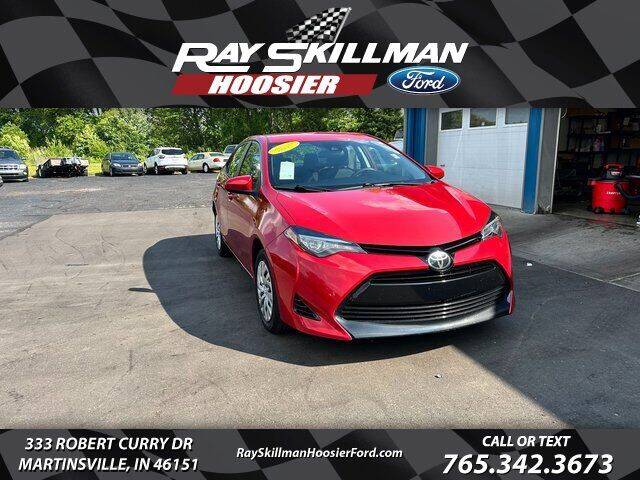 2018 Toyota Corolla for sale at Ray Skillman Hoosier Ford in Martinsville IN