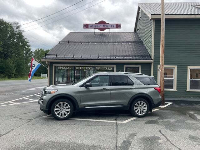 Gray 2020 Ford Explorer Limited AWD Limited 4dr SUV 1