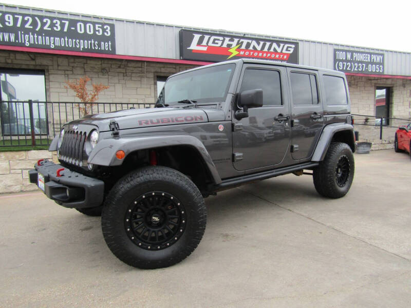 2014 Jeep Wrangler Unlimited for sale at Lightning Motorsports in Grand Prairie TX