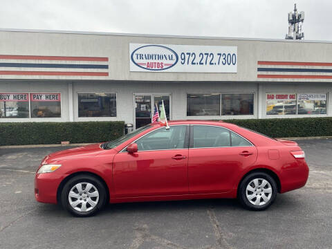 2011 Toyota Camry for sale at Traditional Autos in Dallas TX