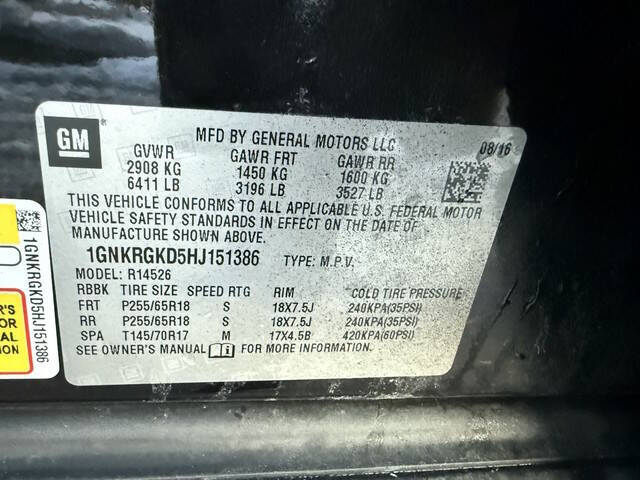 2017 Chevrolet Traverse LT