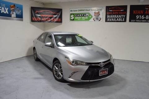 2016 Toyota Camry for sale at Kian Auto Sales in Sacramento CA