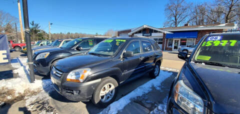 2005 Kia Sportage for sale at Means Auto Sales in Abington MA