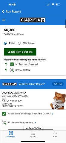 2005 Mazda MPV LX