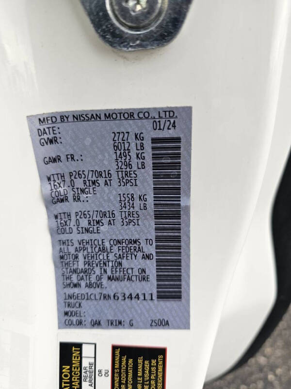 2024 Nissan Frontier