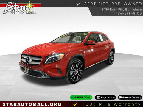 2016 Mercedes-Benz GLA for sale at STAR AUTO MALL 512 in Bethlehem PA