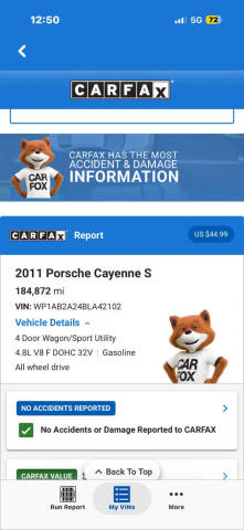 2011 Porsche Cayenne S