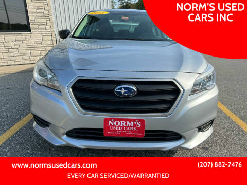 2015 Subaru Legacy for sale at NORM'S USED CARS INC in Wiscasset ME