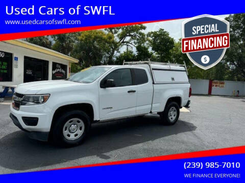 2017 Chevrolet Colorado for sale at Used Cars of SWFL in Fort Myers FL