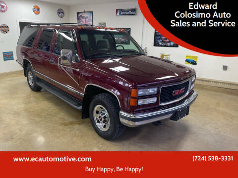 1998 GMC Suburban for sale at Edward Colosimo Auto Sales and Service in Evans City PA