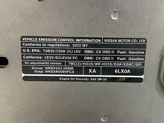 2022 Nissan Sentra SV