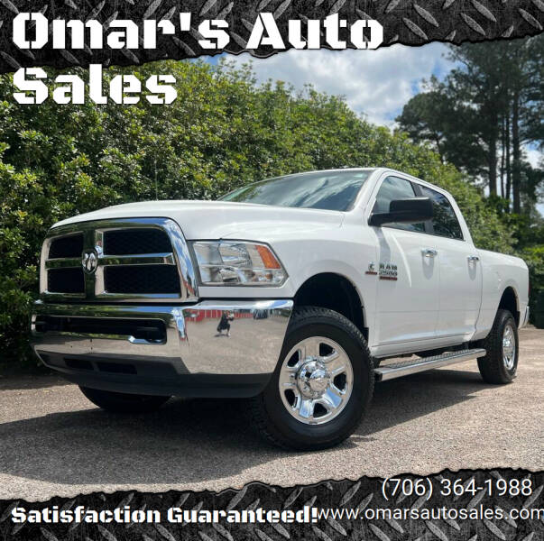 2018 RAM 2500 for sale at Omar's Auto Sales in Martinez GA