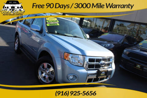 2009 Ford Escape Hybrid for sale at West Coast Auto Sales Center in Sacramento CA