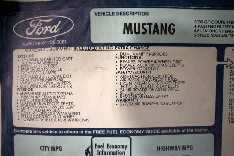 2005 Ford Mustang GT Premium