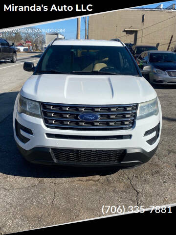 2017 Ford Explorer for sale at Miranda's Auto LLC in Commerce GA