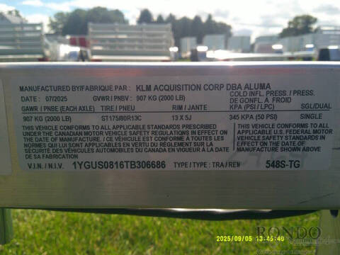 2026 Aluma Aluminum Single Axle Utility 5