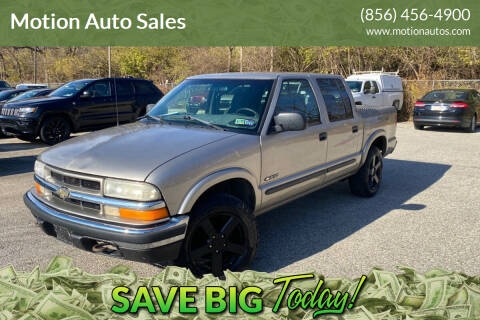 2002 Chevrolet S-10 for sale at Motion Auto Sales in West Collingswood Heights NJ