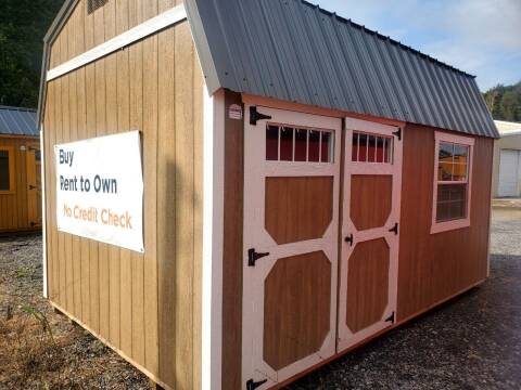  10X16 LOFTED BARN URETHANE - GARDEN SHED for sale at Auto Energy - Timberline Barns in Lebanon VA