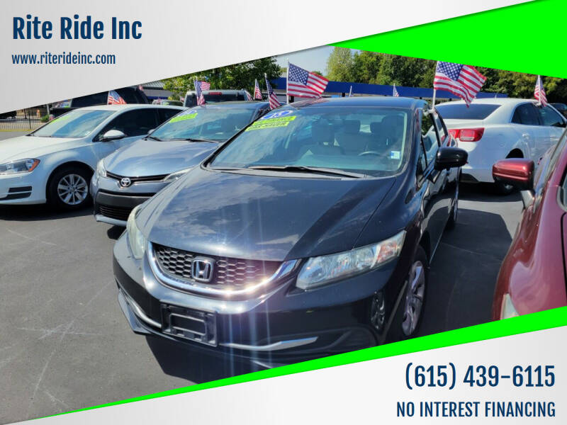 2015 Honda Civic for sale at Rite Ride Inc in Murfreesboro TN