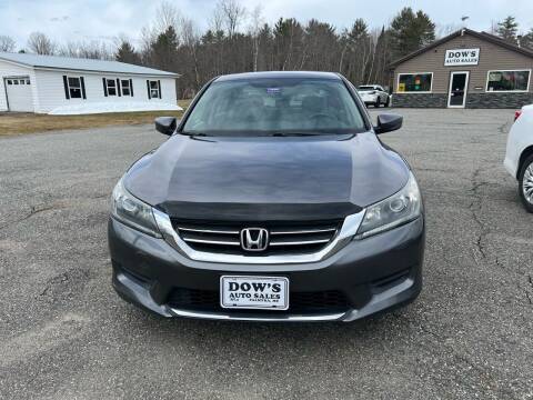 2014 Honda Accord for sale at DOW'S AUTO SALES in Palmyra ME