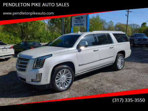 2019 Cadillac Escalade ESV for sale at PENDLETON PIKE AUTO SALES in Ingalls IN