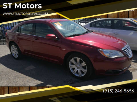 2013 Chrysler 200 for sale at ST Motors in El Paso TX