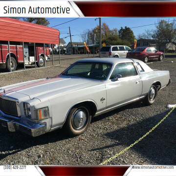 1979 Chrysler Cordoba for sale at Simon Automotive in East Palestine OH