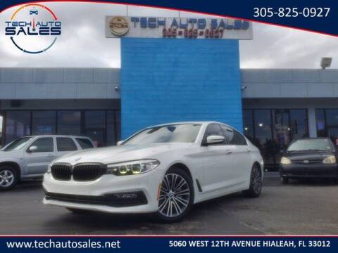 2017 BMW 5 Series for sale at Tech Auto Sales in Hialeah FL