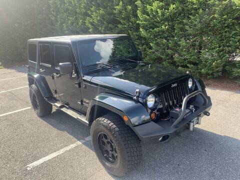 2012 Jeep Wrangler Unlimited for sale at Limitless Garage Inc. in Rockville MD