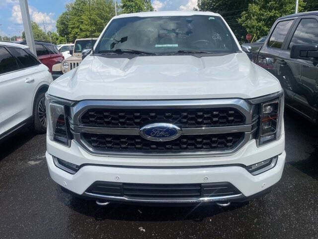 Used 2022 Ford F-150 Platinum with VIN 1FTFW1E52NFB65510 for sale in Loganville, GA