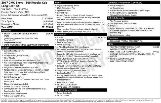 2017 GMC Sierra 1500