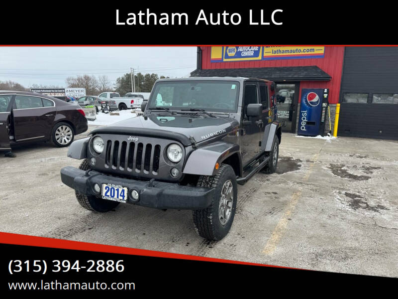 2014 Jeep Wrangler Unlimited for sale at Latham Auto LLC in Ogdensburg NY