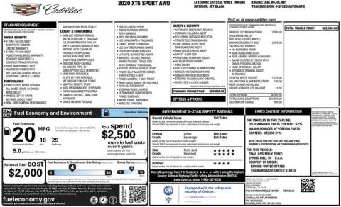 2020 Cadillac XT5 Sport
