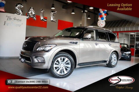 2017 Infiniti QX80 for sale at Quality Auto Center in Springfield NJ