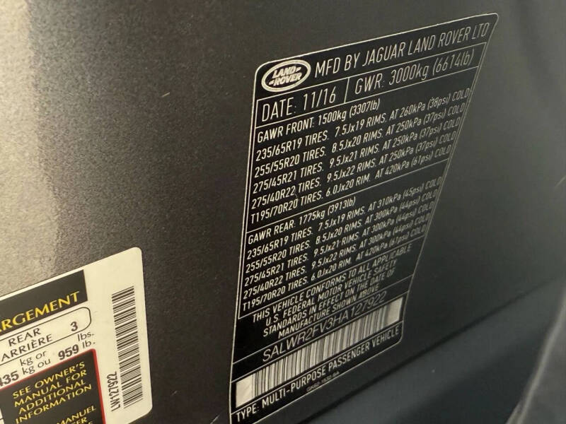 2017 Land Rover Range Rover Sport HSE