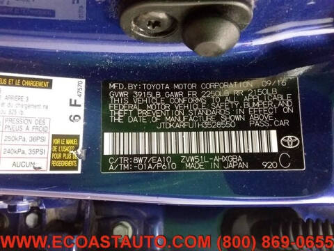 2017 Toyota Prius Two Eco