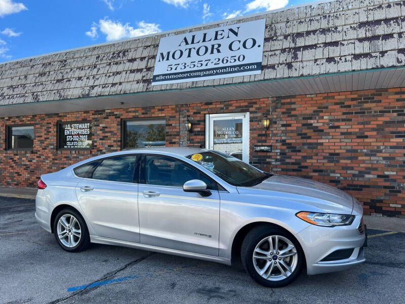 2018 Ford Fusion Hybrid for sale at Allen Motor Company in Eldon MO
