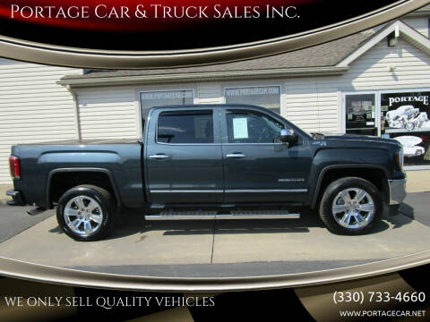 2018 GMC Sierra 1500 for sale at Portage Car & Truck Sales Inc. in Akron OH